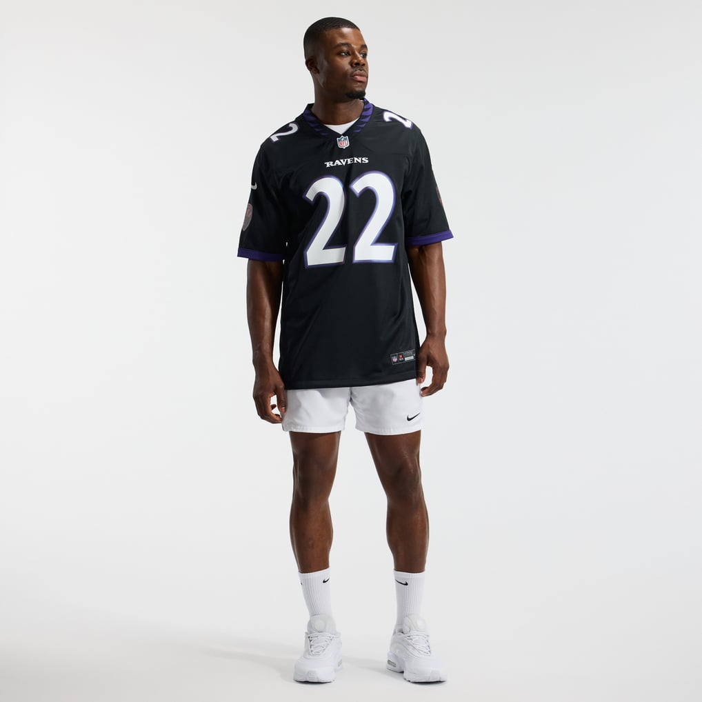 Men's Baltimore Ravens Derrick Henry Black Alternate Game Jersey
