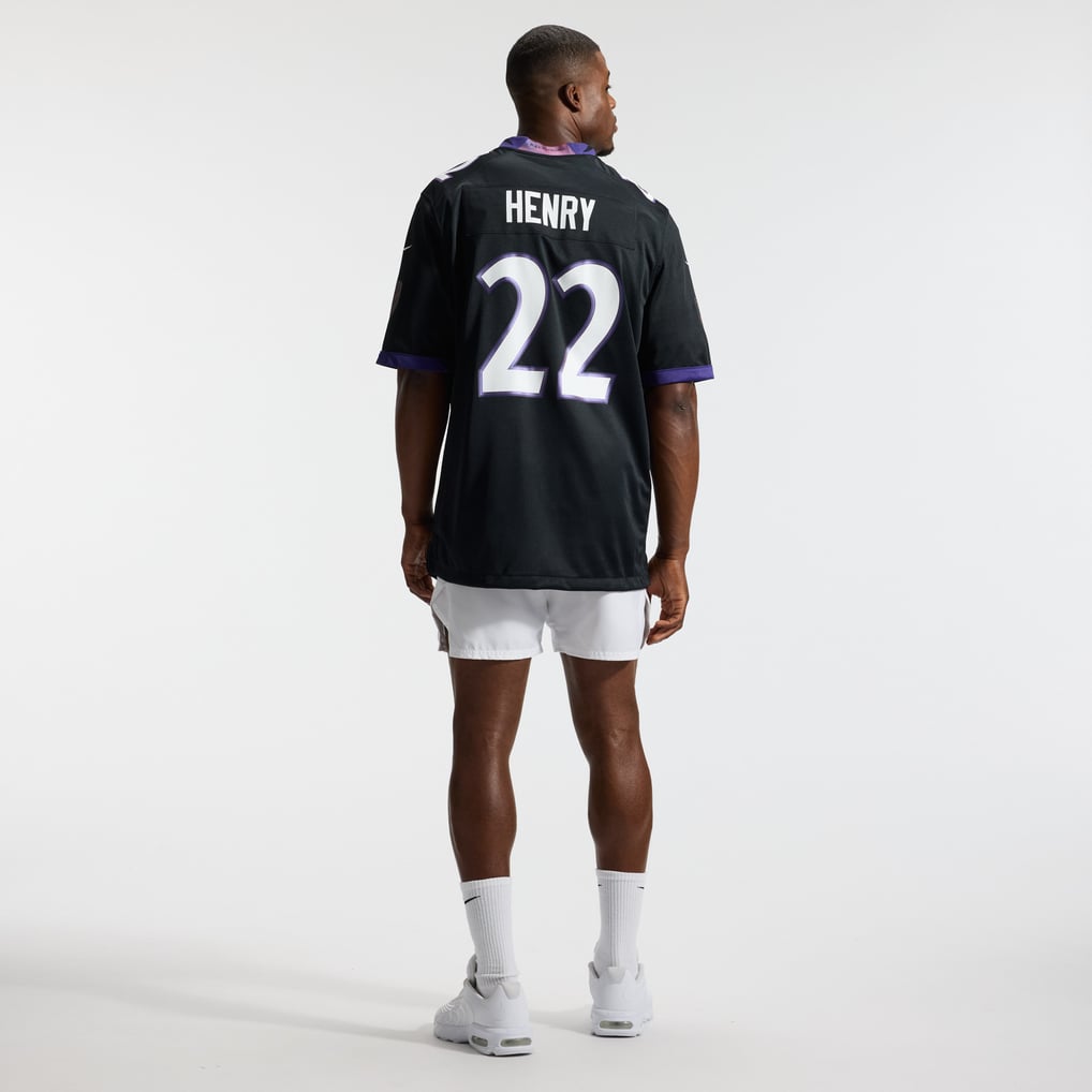 Men's Baltimore Ravens Derrick Henry Black Alternate Game Jersey