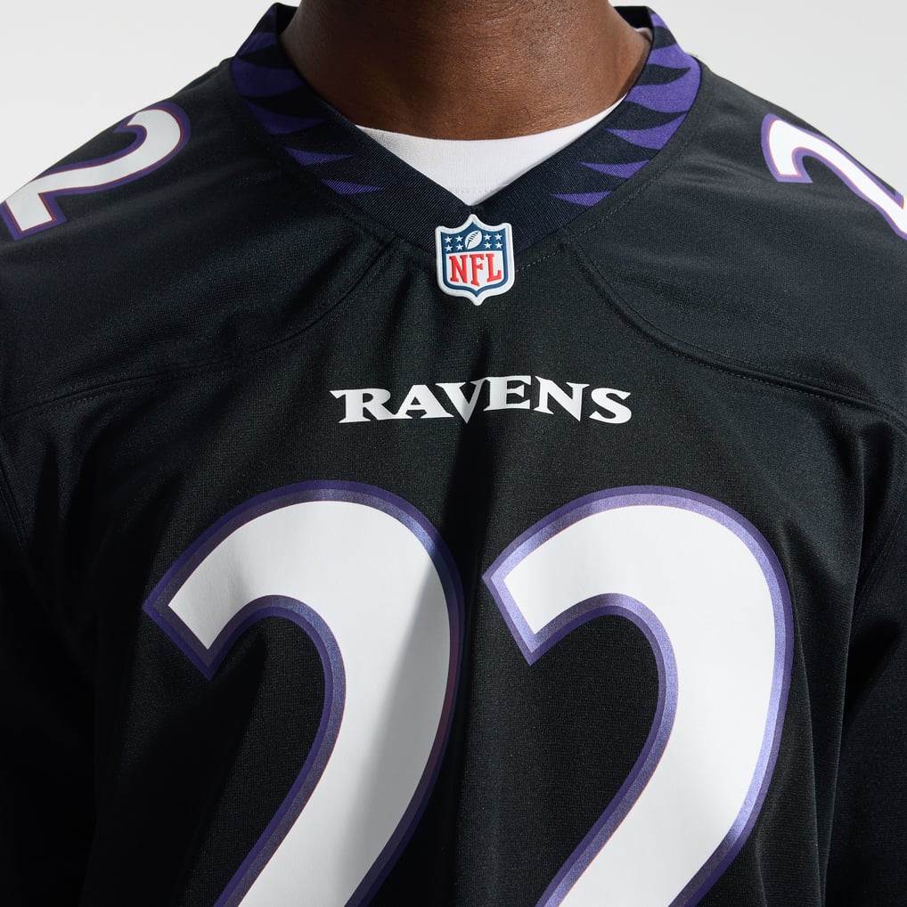 Men's Baltimore Ravens Derrick Henry Black Alternate Game Jersey