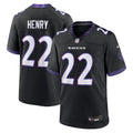 Men's Baltimore Ravens Derrick Henry Black Alternate Game Jersey