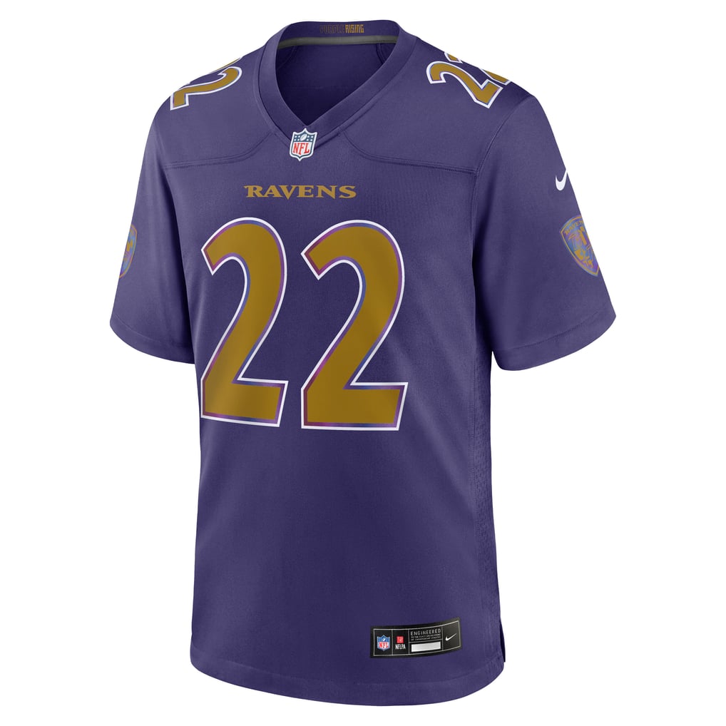 Men's Baltimore Ravens Derrick Henry Purple Alternate Game Jersey