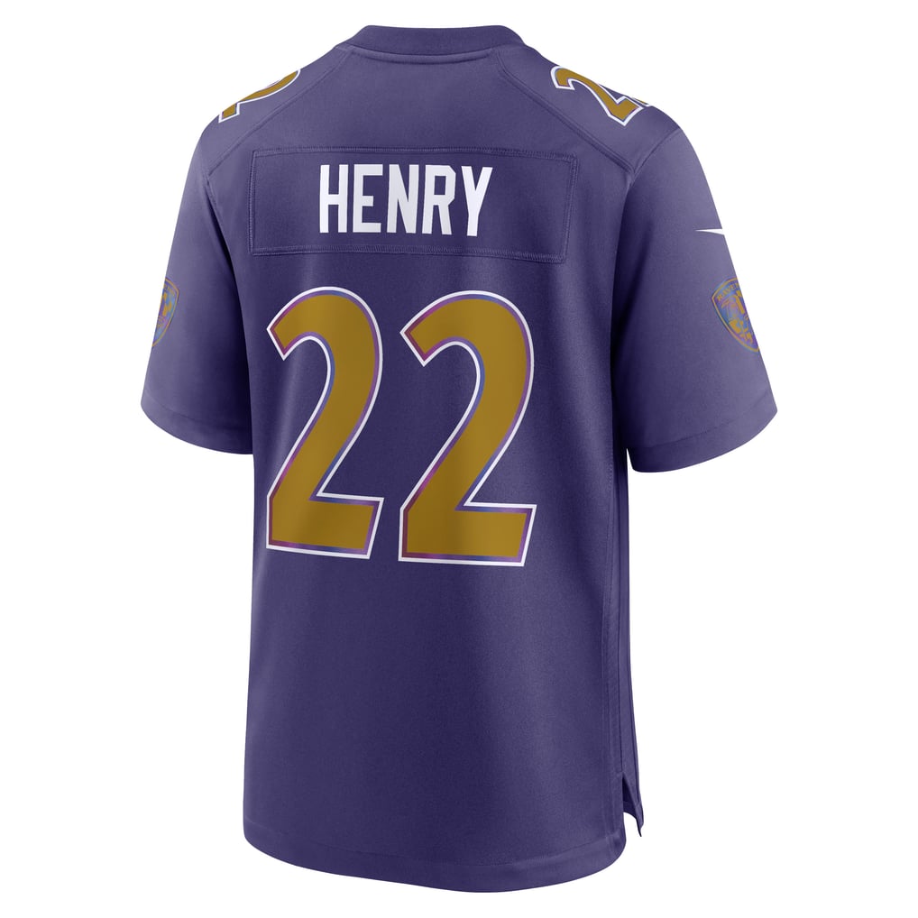Men's Baltimore Ravens Derrick Henry Purple Alternate Game Jersey