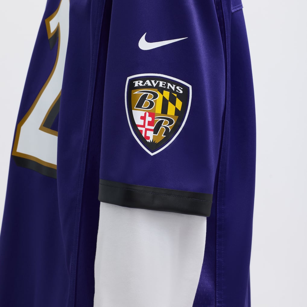 Men's Baltimore Ravens Derrick Henry Purple Game Player Jersey