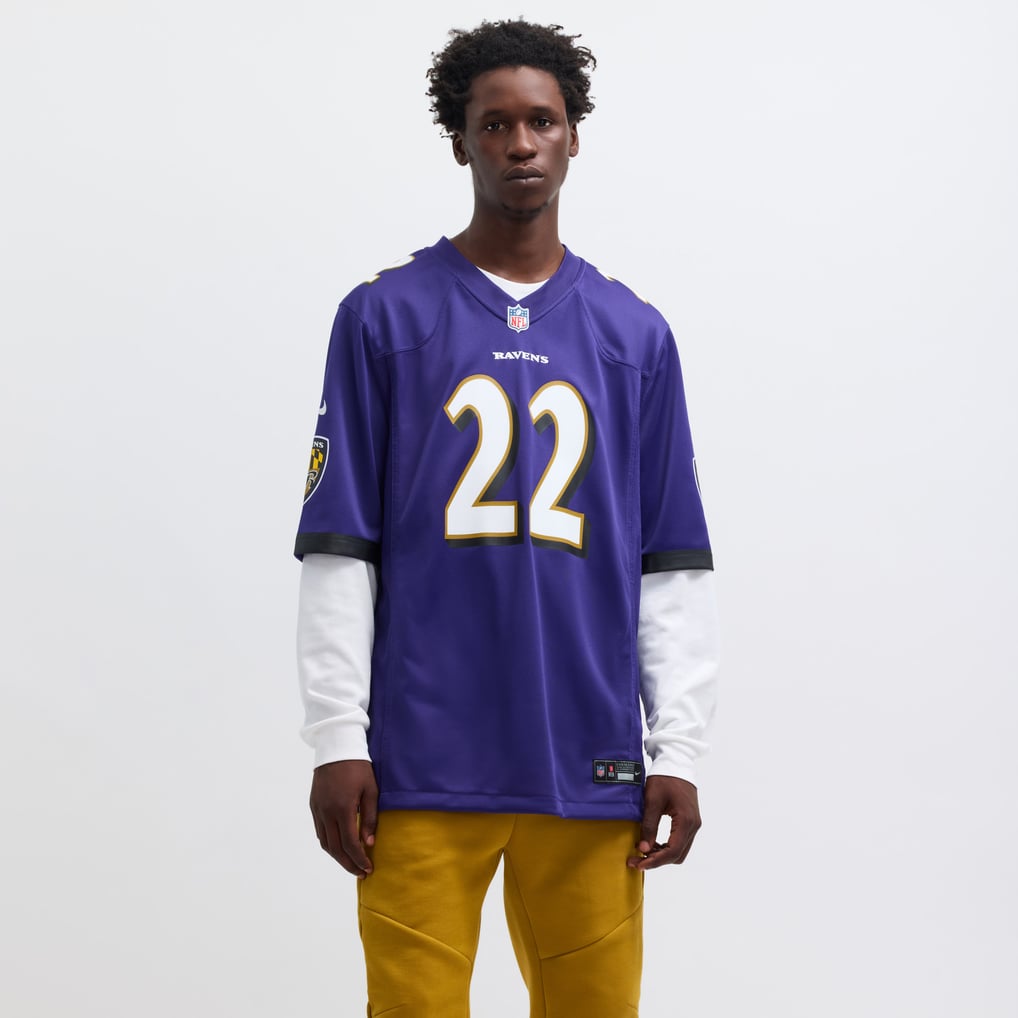 Men's Baltimore Ravens Derrick Henry Purple Game Player Jersey