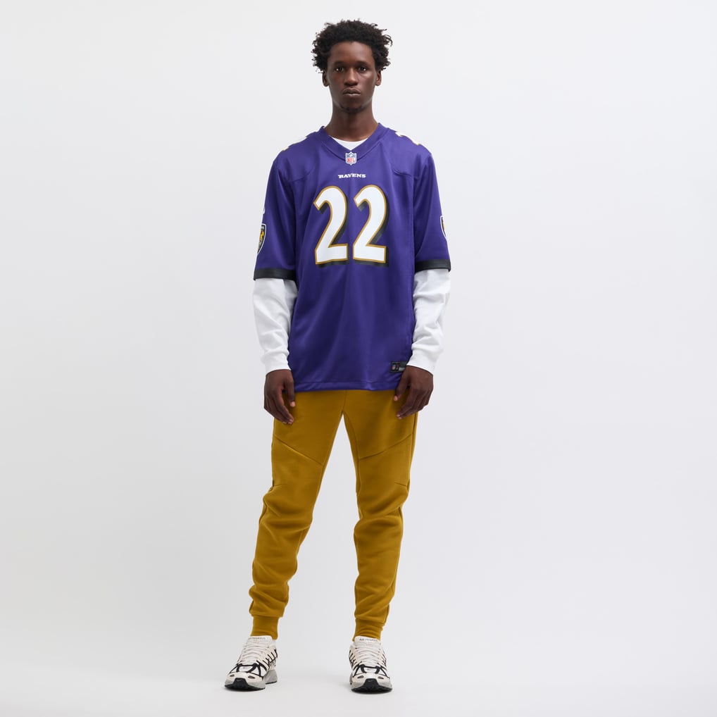Men's Baltimore Ravens Derrick Henry Purple Game Player Jersey