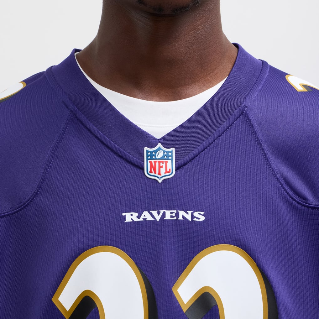 Men's Baltimore Ravens Derrick Henry Purple Game Player Jersey