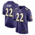 Men's Baltimore Ravens Derrick Henry Purple Game Player Jersey