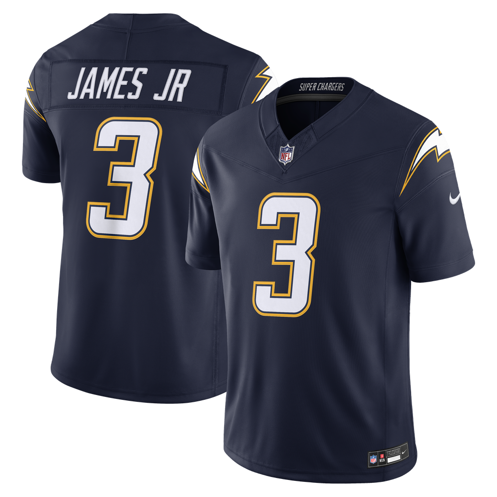 Men's Los Angeles Chargers Derwin James Jr. Navy Alternate Super Chargers Vapor F.U.S.E. Stitched Limited Jersey