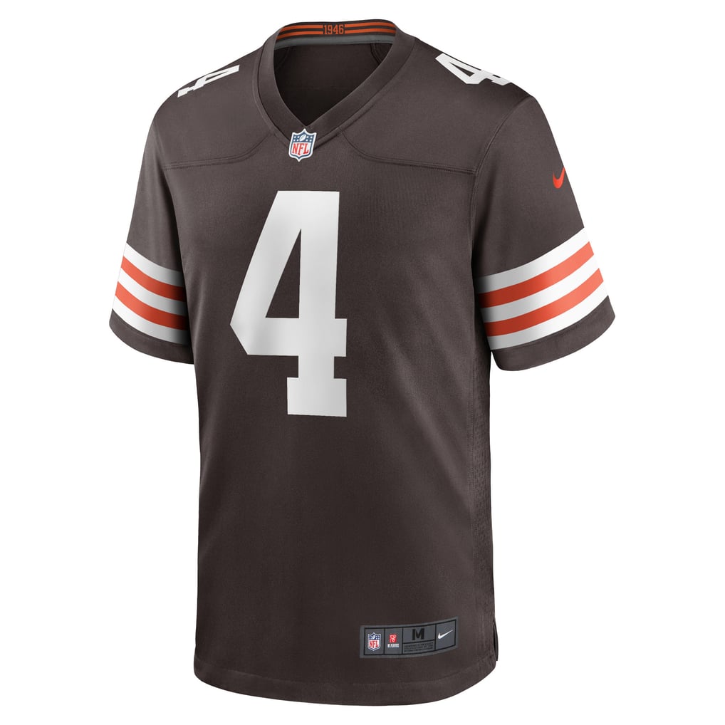 Men's Cleveland Browns Deshaun Watson Brown Game Jersey