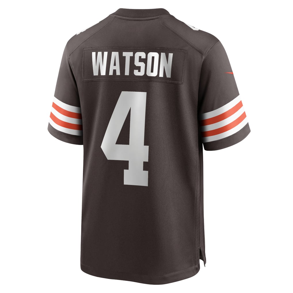 Men's Cleveland Browns Deshaun Watson Brown Game Jersey