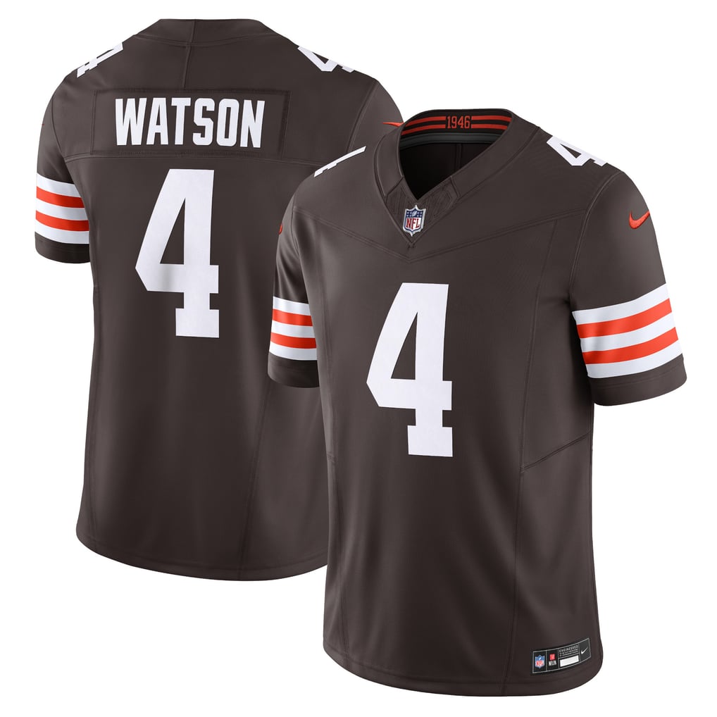 Men's Cleveland Browns Deshaun Watson Brown Vapor F.U.S.E. Limited Jersey