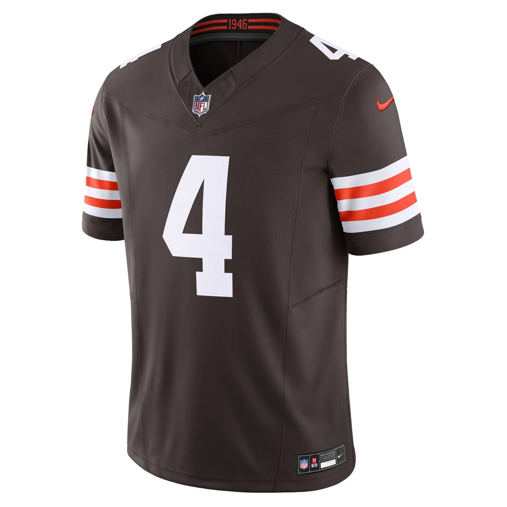Men's Cleveland Browns Deshaun Watson Brown Vapor F.U.S.E. Limited Jersey