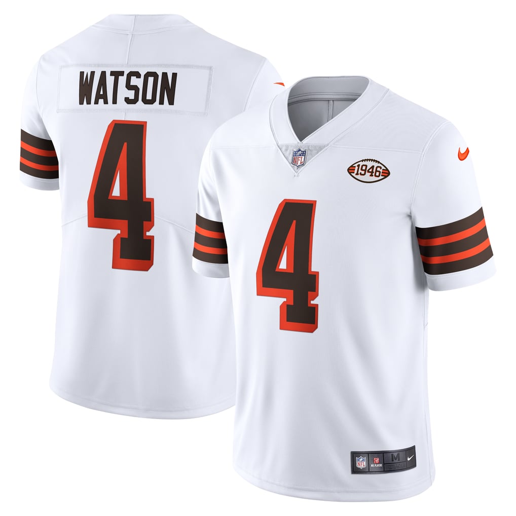 Men's Cleveland Browns Deshaun Watson White 2021 Alternate Vapor Limited Jersey