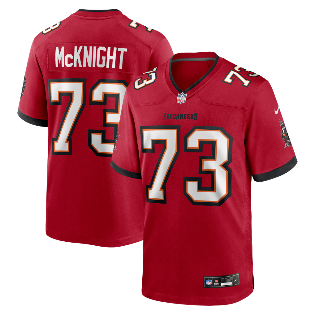 Men's Tampa Bay Buccaneers Deshawn McKnight Red Team Game Jersey