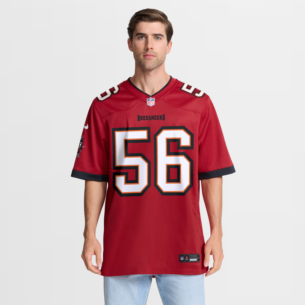 Men's Tampa Bay Buccaneers Desmond Watson Red Team Game Jersey