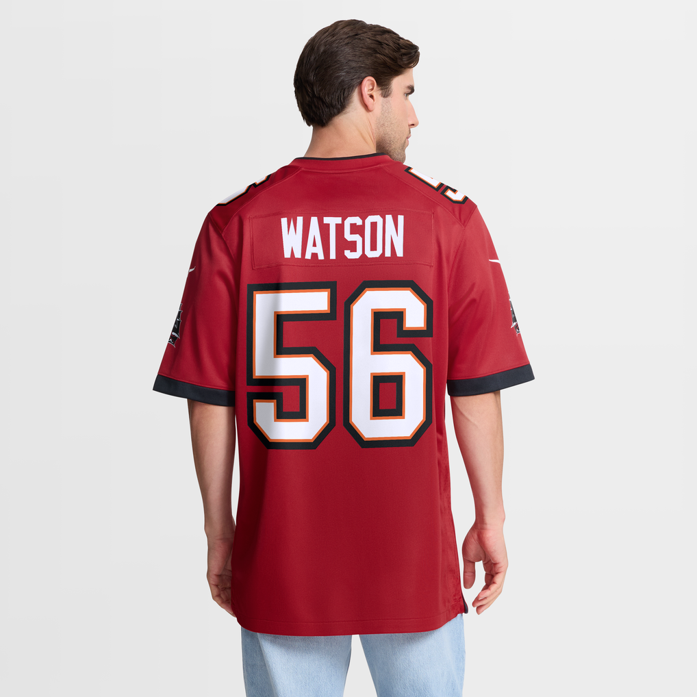 Men's Tampa Bay Buccaneers Desmond Watson Red Team Game Jersey
