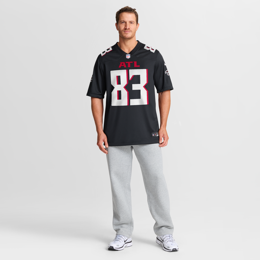 Men's Atlanta Falcons Deven Thompkins Black Team Game Jersey