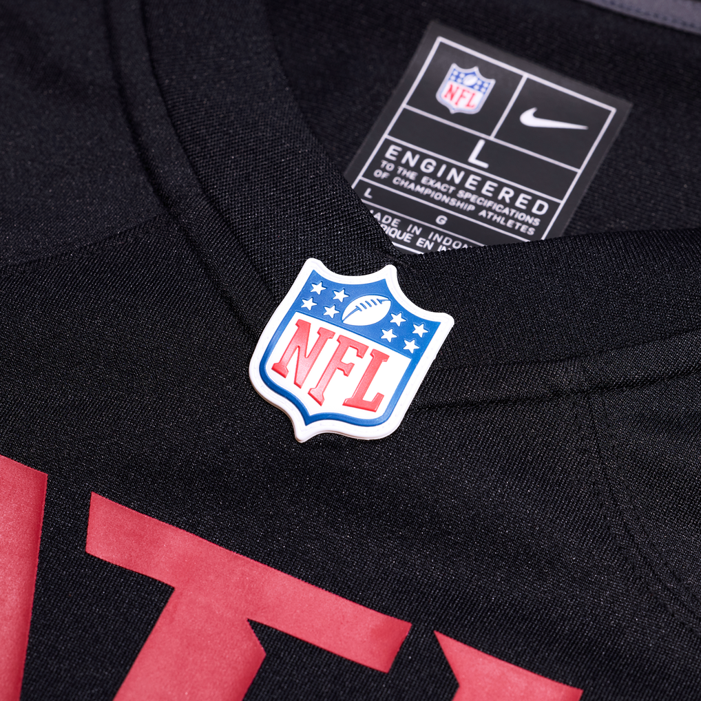 Men's Atlanta Falcons Deven Thompkins Black Team Game Jersey