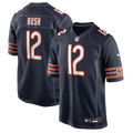Men's Chicago Bears Devin Bush Navy Team Game Jersey