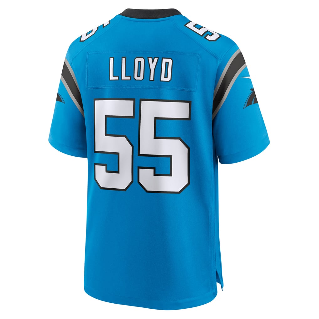 Men's Carolina Panthers Devin Lloyd Blue Alternate Game Jersey