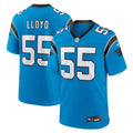 Men's Carolina Panthers Devin Lloyd Blue Alternate Game Jersey