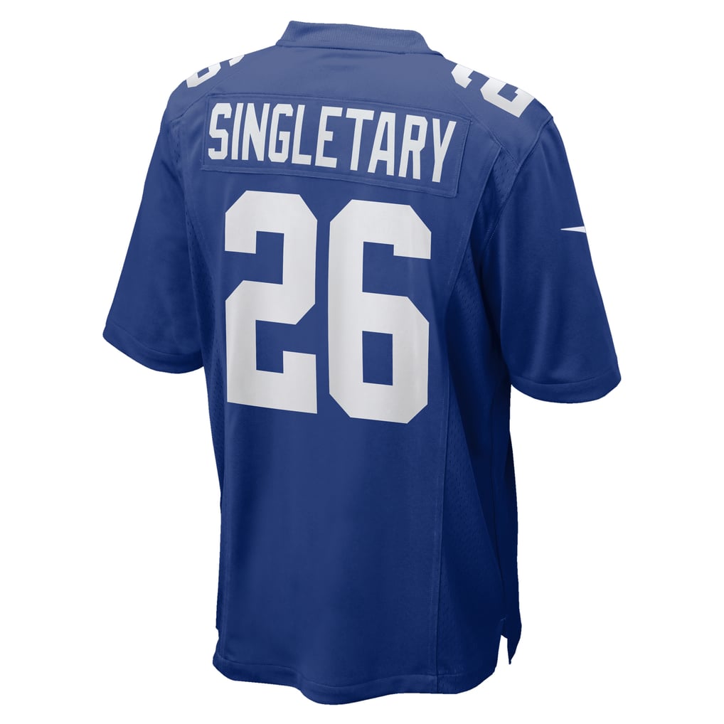 Men's New York Giants Devin Singletary Royal Team Game Jersey