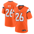 Men's Denver Broncos Devon Key Orange Team Game Jersey