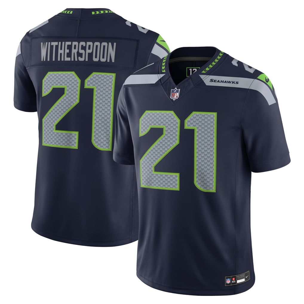 Men's Seattle Seahawks Devon Witherspoon College Navy Team Vapor F.U.S.E. Stitched Limited Jersey