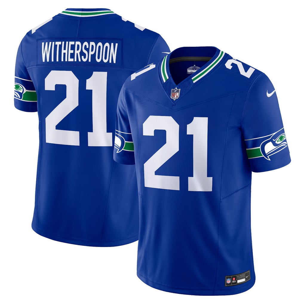 Men's Seattle Seahawks Devon Witherspoon Royal Alternate Vapor F.U.S.E. Limited Jersey