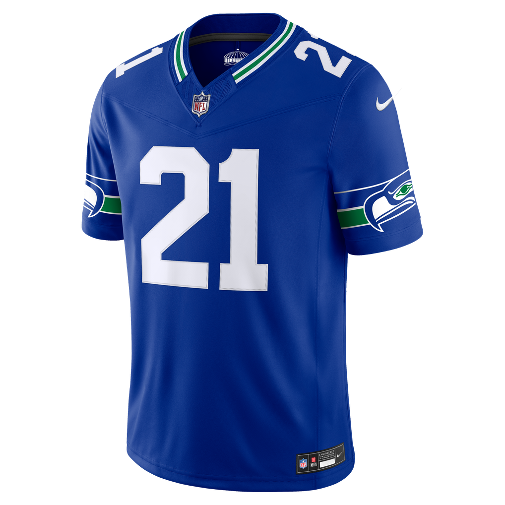Men's Seattle Seahawks Devon Witherspoon Royal Alternate Vapor F.U.S.E. Stitched Limited Jersey