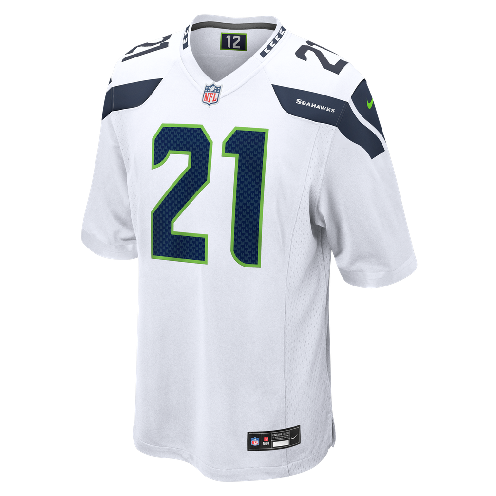 Men's Seattle Seahawks Devon Witherspoon White Game Jersey