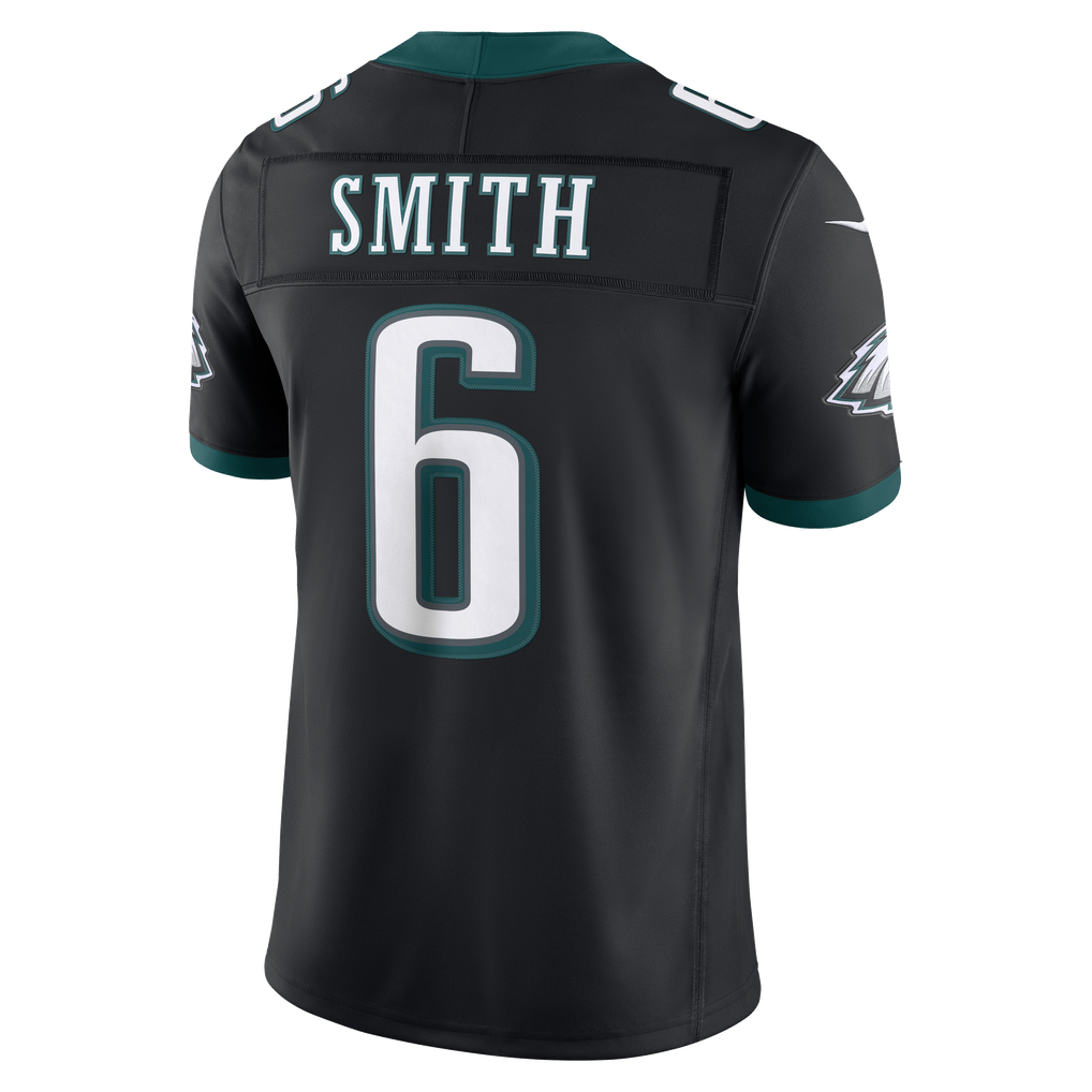 Men's Philadelphia Eagles DeVonta Smith Black Alternate Vapor F.U.S.E. Stitched Limited Jersey