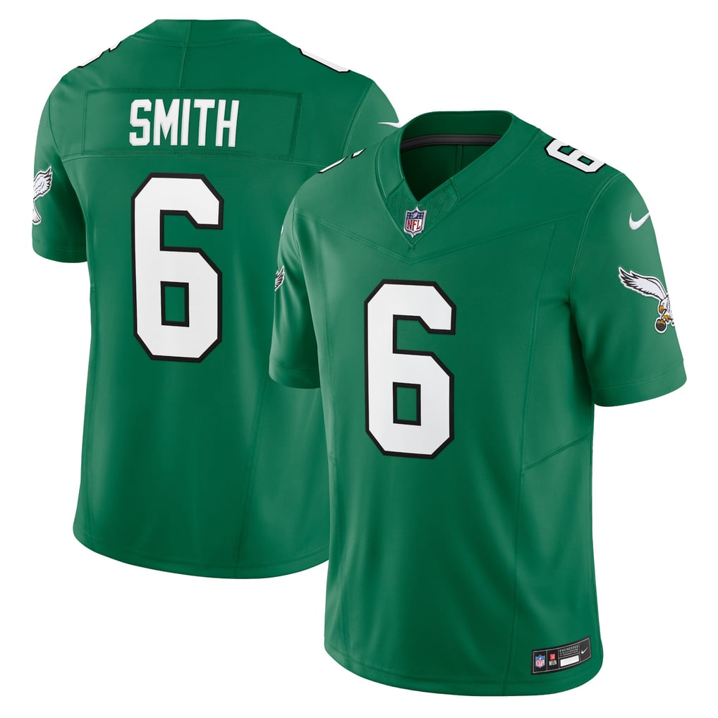 Men's Philadelphia Eagles DeVonta Smith Kelly Green Vapor F.U.S.E. Limited Jersey