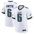 Men's Philadelphia Eagles DeVonta Smith White Game Jersey