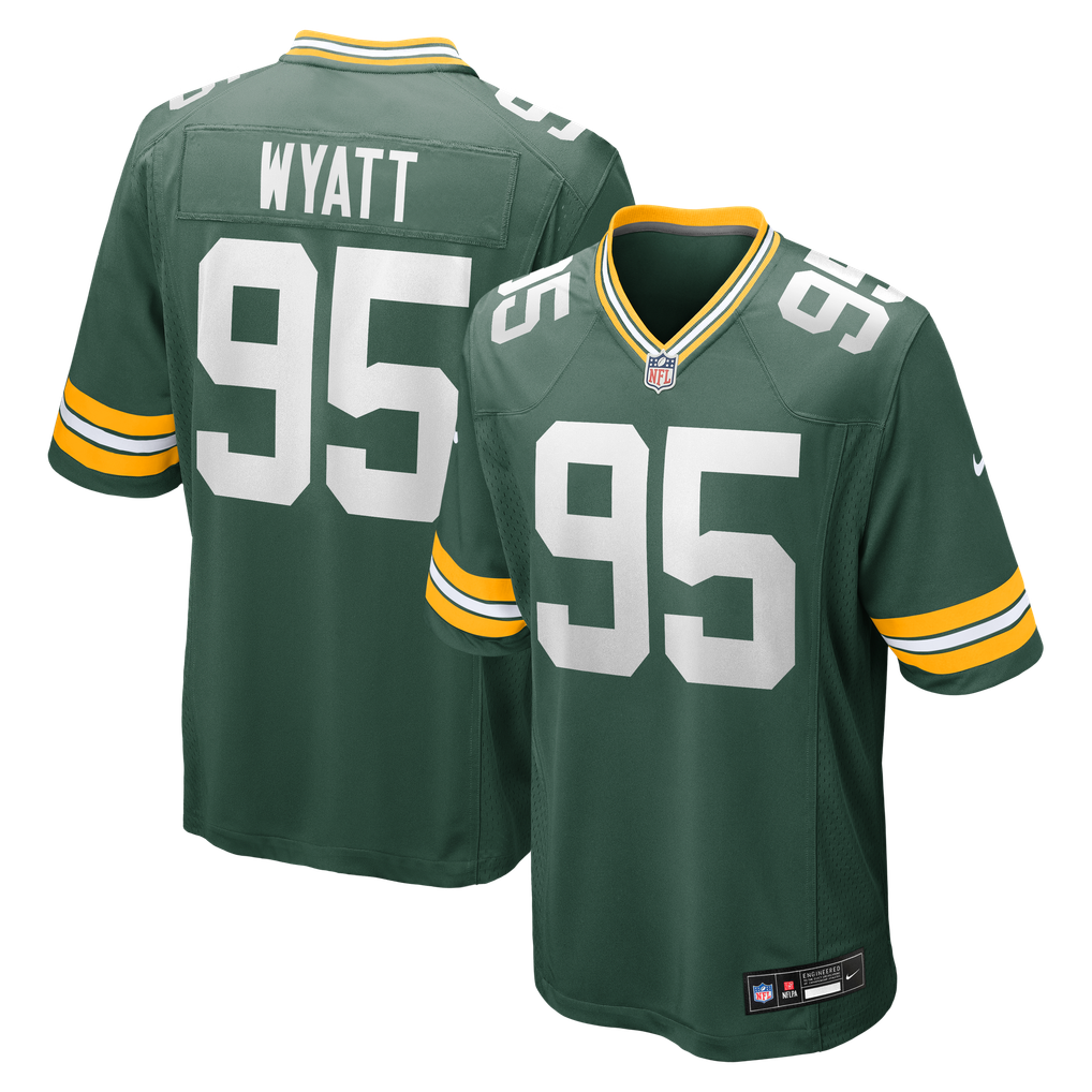 Men's Green Bay Packers Devonte Wyatt Green Player Game Jersey