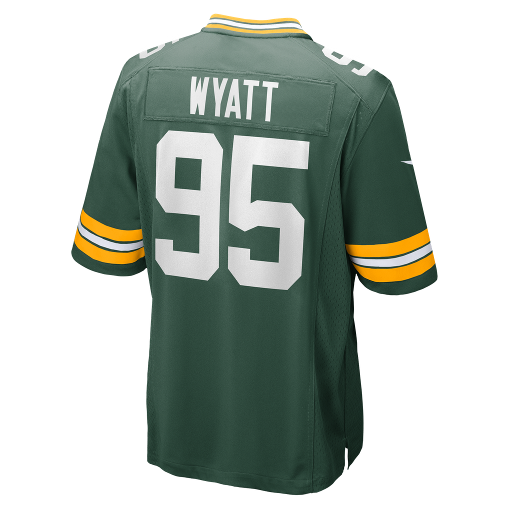 Men's Green Bay Packers Devonte Wyatt Green Player Game Jersey