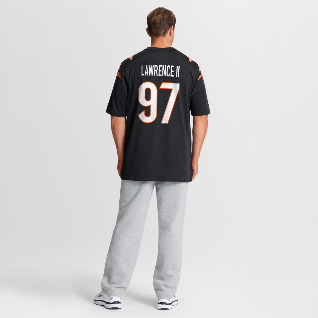 Men's Cincinnati Bengals Dexter Lawrence II Black Game Jersey