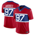 Men's New York Giants Dexter Lawrence II Century Red Alternate Vapor F.U.S.E. Limited Jersey