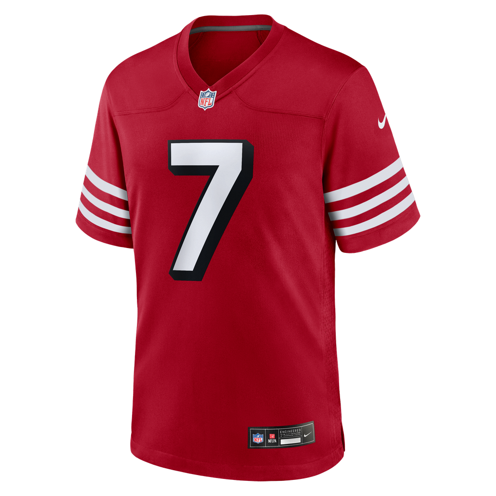 Men's San Francisco 49ers De'Zhaun Stribling Scarlet Alternate Game Jersey
