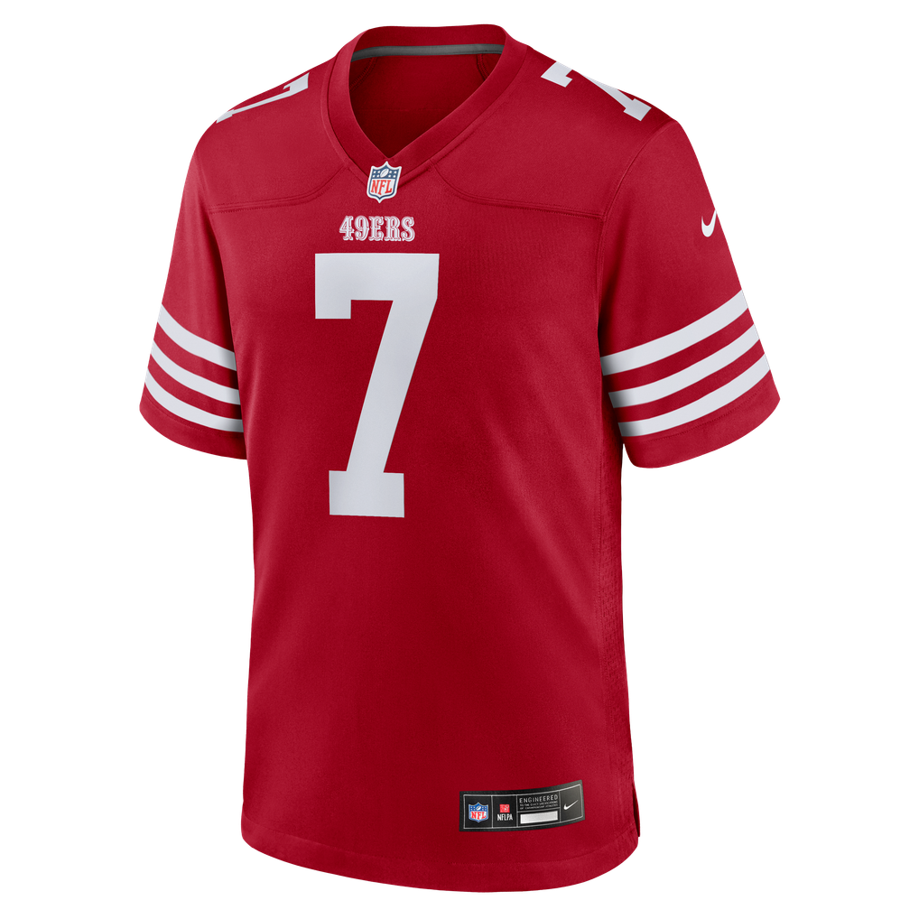 Men's San Francisco 49ers De'Zhaun Stribling Scarlet Game Jersey