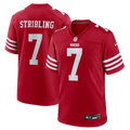 Men's San Francisco 49ers De'Zhaun Stribling Scarlet Game Jersey