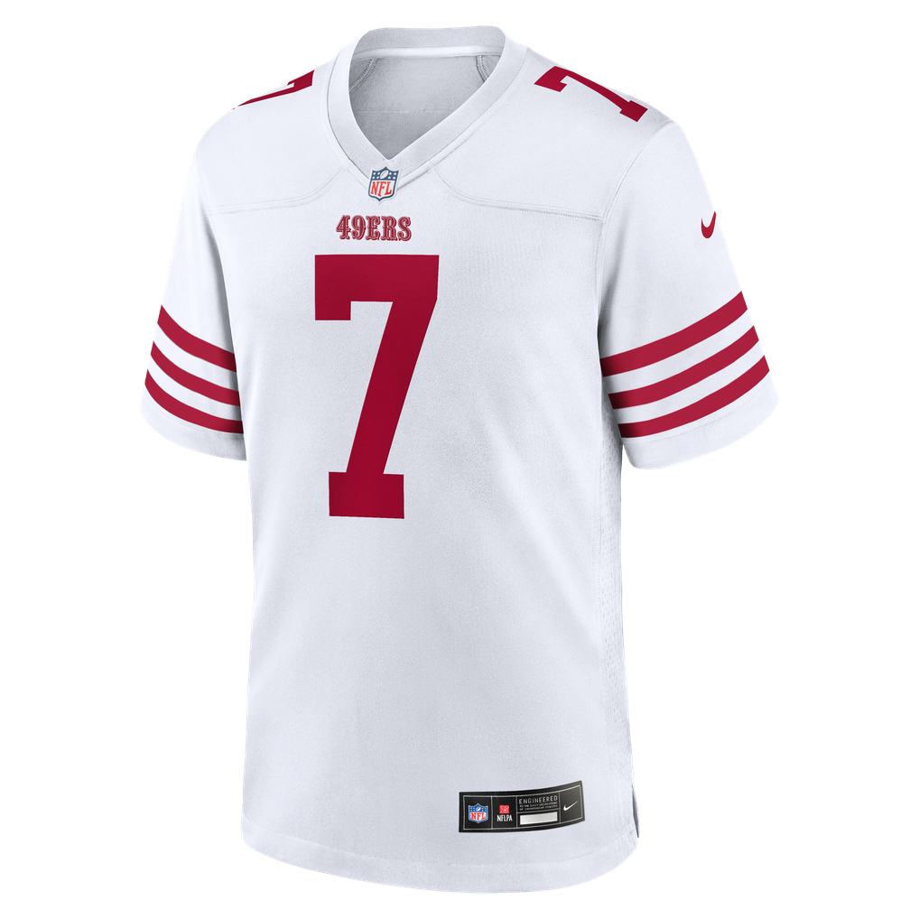Men's San Francisco 49ers De'Zhaun Stribling White Game Jersey