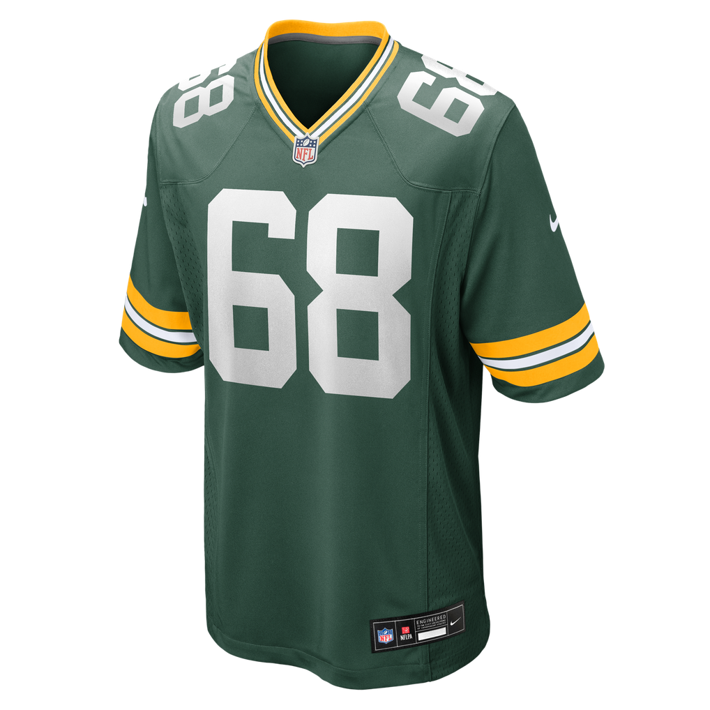 Men's Green Bay Packers Dillon Wade Green Team Game Jersey