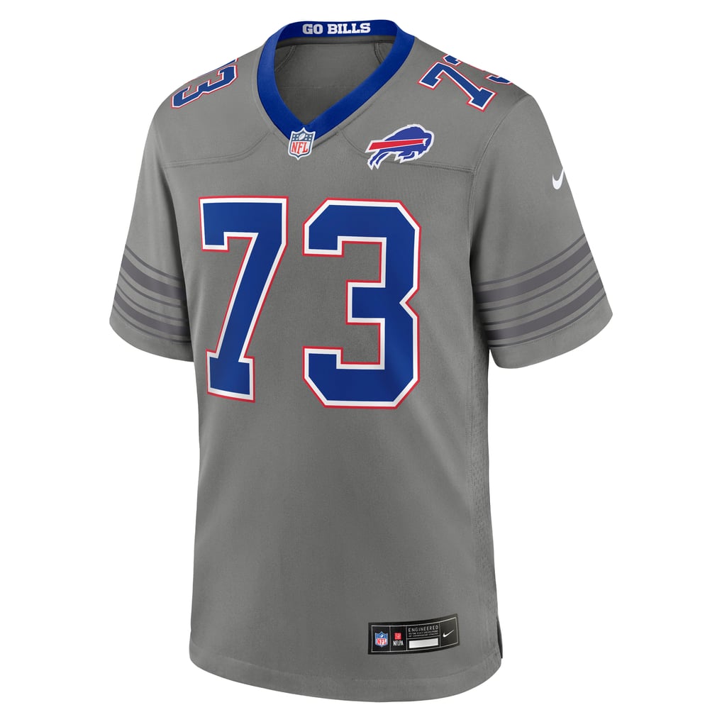 Men's Buffalo Bills Dion Dawkins Gray Nickel City Game Jersey