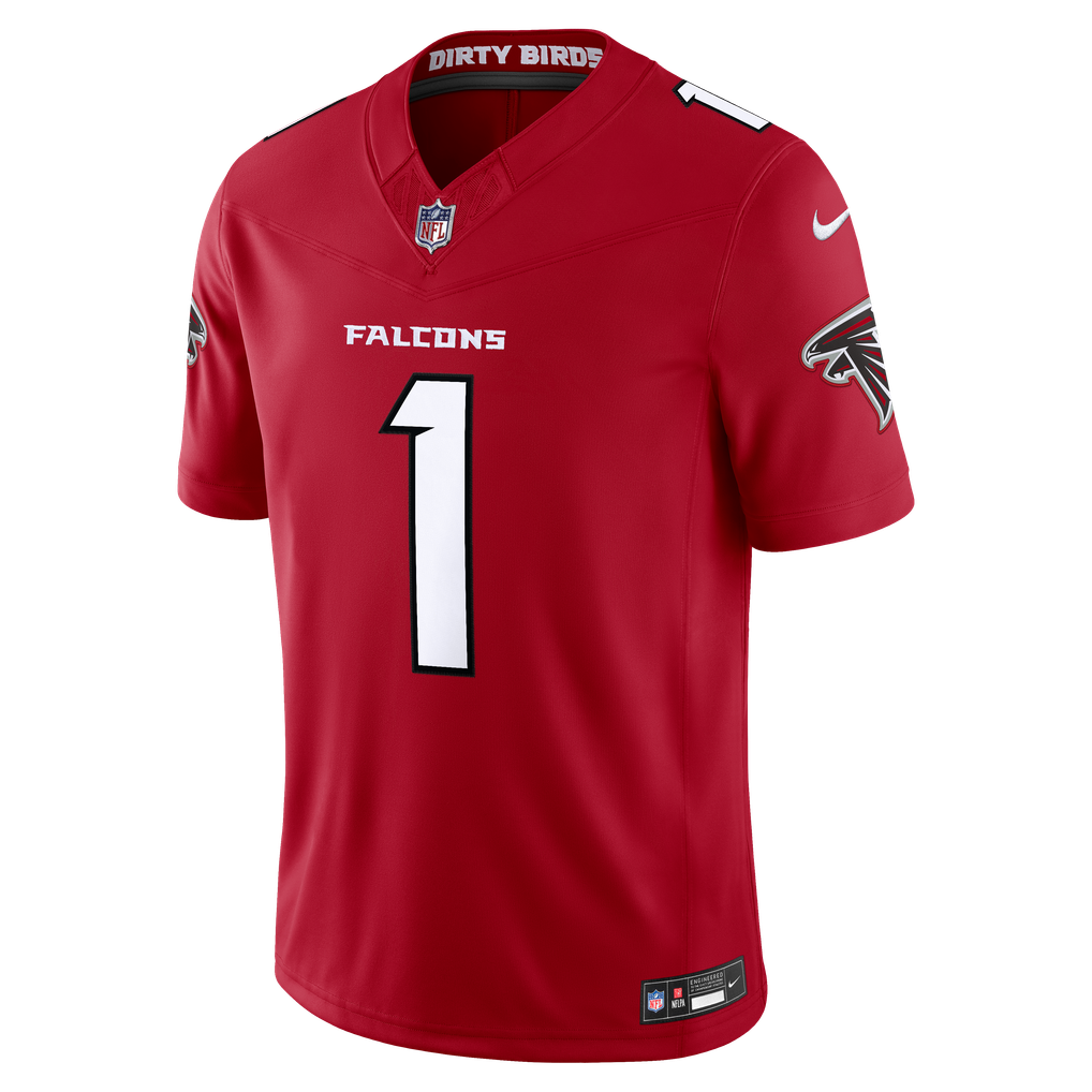 Men's Atlanta Falcons Dirty Birds Red Team Vapor F.U.S.E. Stitched Limited Jersey