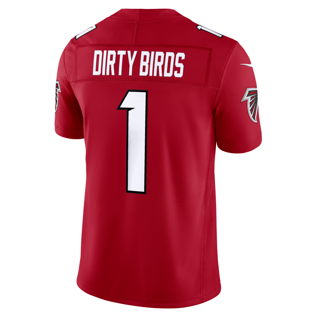 Men's Atlanta Falcons Dirty Birds Red Team Vapor F.U.S.E. Stitched Limited Jersey