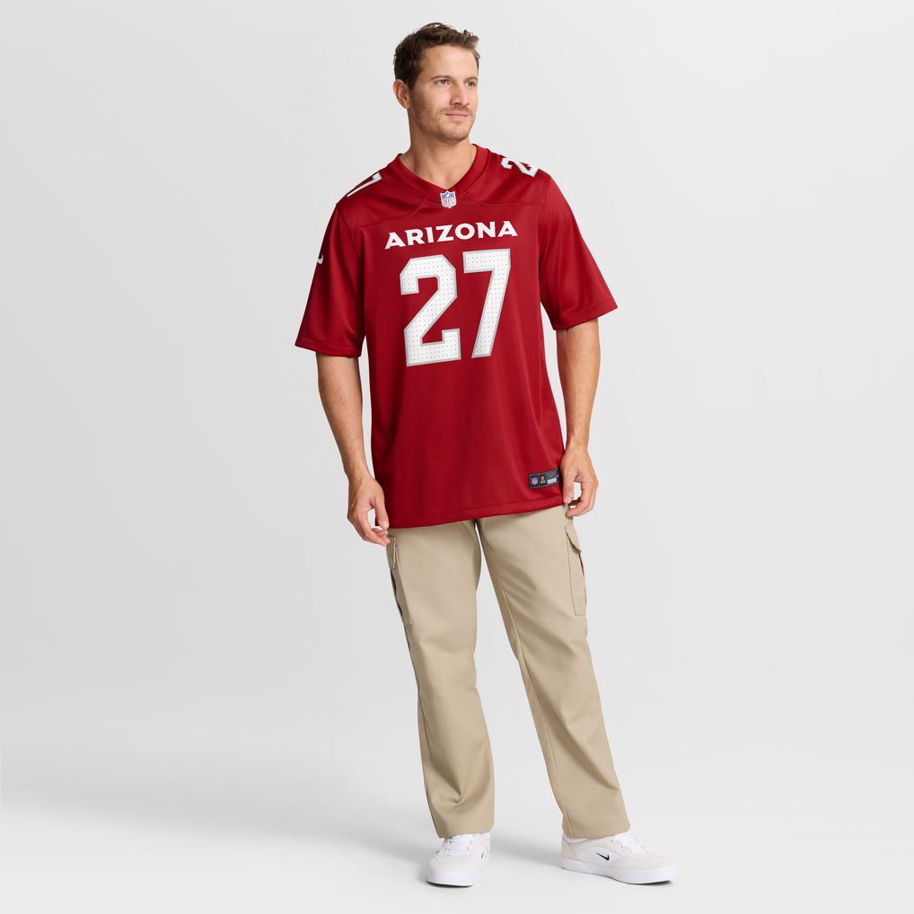 Men's Arizona Cardinals Divaad Wilson Cardinal Team Game Jersey
