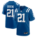 Men's Indianapolis Colts DJ Giddens Royal Team Game Jersey