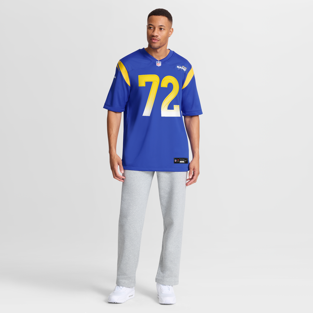Men's Los Angeles Rams D.J. Humphries Royal Team Game Jersey