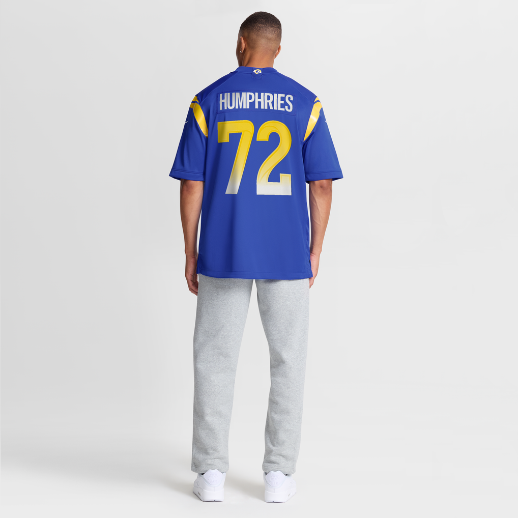 Men's Los Angeles Rams D.J. Humphries Royal Team Game Jersey